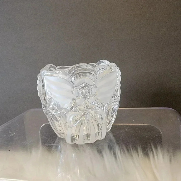 GORHAM North Pole Express Set of 3 Crystal Votives 1990s with original‎ box. - Picture 5 of 7